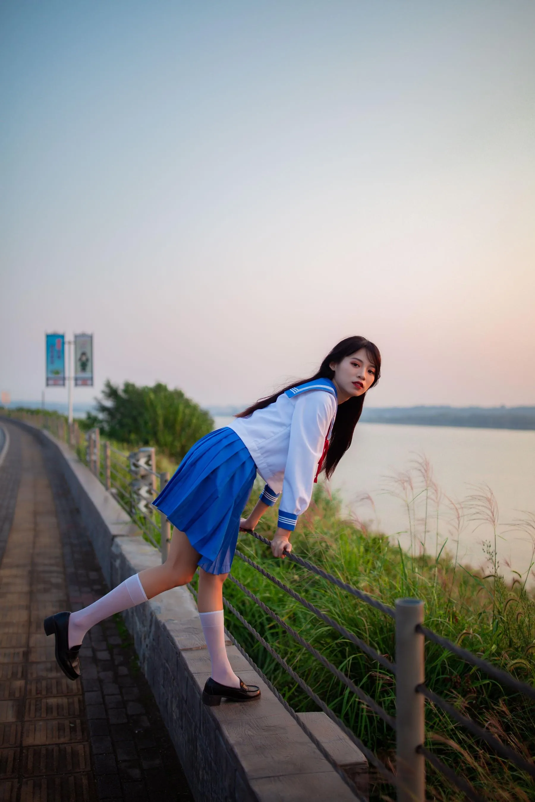 [YITUYU艺图语]2022.02.02 JK少女 一只橙子 [48P]插图9